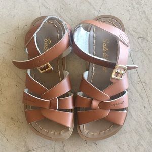 New Saltwater Sandals in Brown
